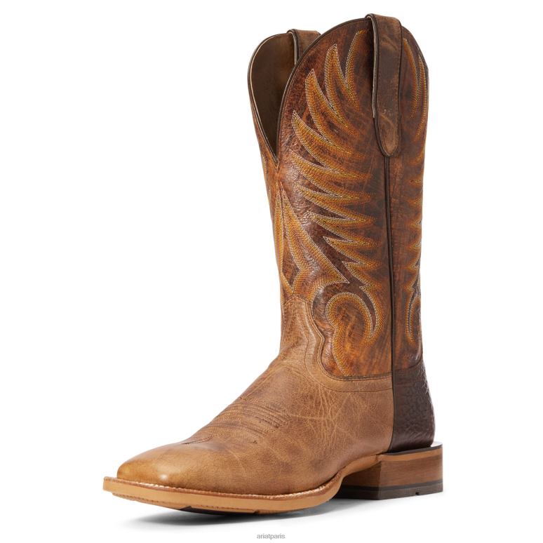 RJ66P100 botte western de Tolède Ariat chaussure croquant naturel Hommes