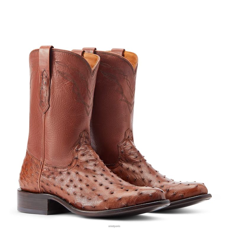 RJ66P101 clanton Ariat chaussure autruche pleine plume de bourbon Hommes