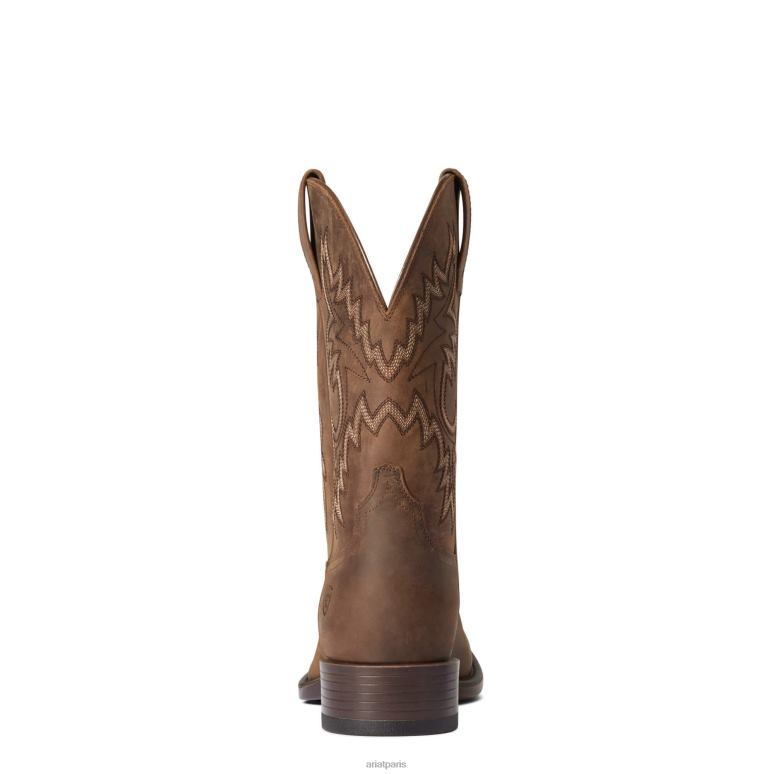 RJ66P105 botte ultra western stockman Ariat chaussure bronzage des talons Hommes