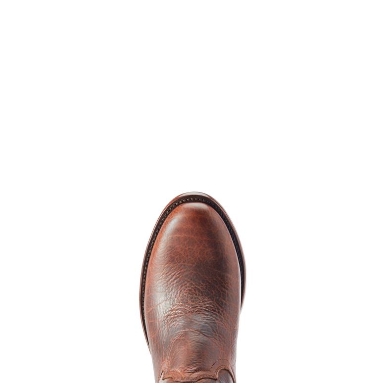RJ66P110 banc fait clanton Ariat chaussure bison brun en selle Hommes