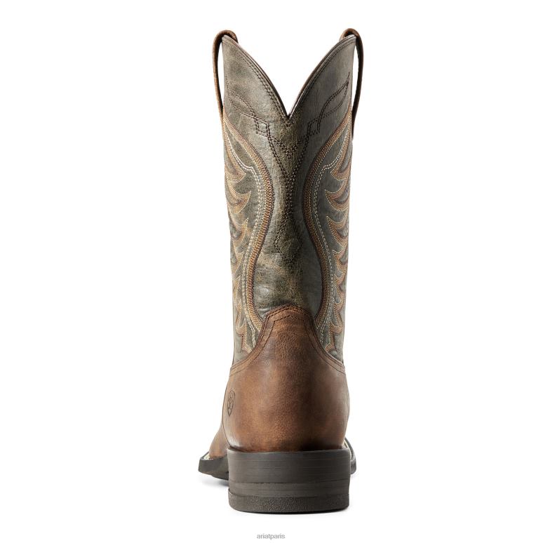 RJ66P117 botte western amos Ariat chaussure croquant à l'oseille Hommes
