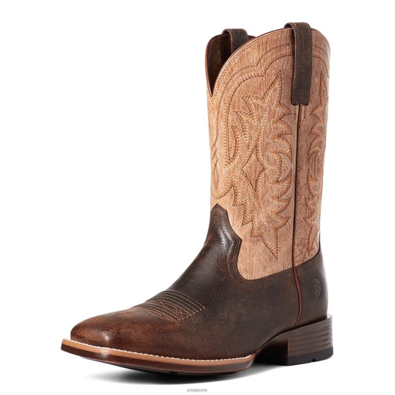 RJ66P125 botte ultra western ryden Ariat chaussure torréfaction foncée Hommes