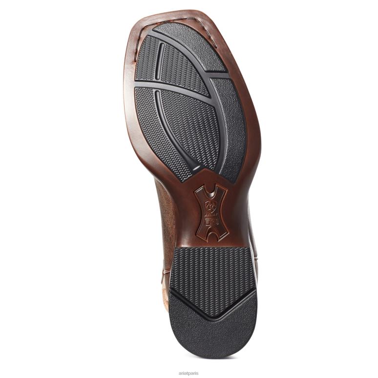 RJ66P125 botte ultra western ryden Ariat chaussure torréfaction foncée Hommes