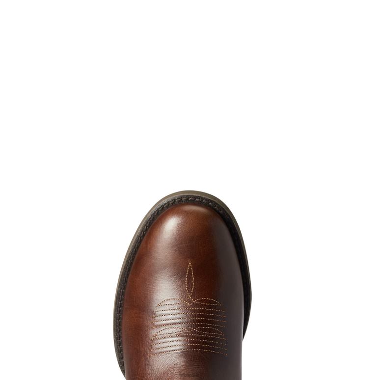RJ66P128 botte western sport stratten Ariat chaussure marron à flanc de colline Hommes