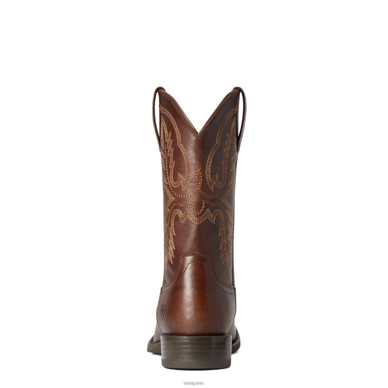 RJ66P128 botte western sport stratten Ariat chaussure marron à flanc de colline Hommes