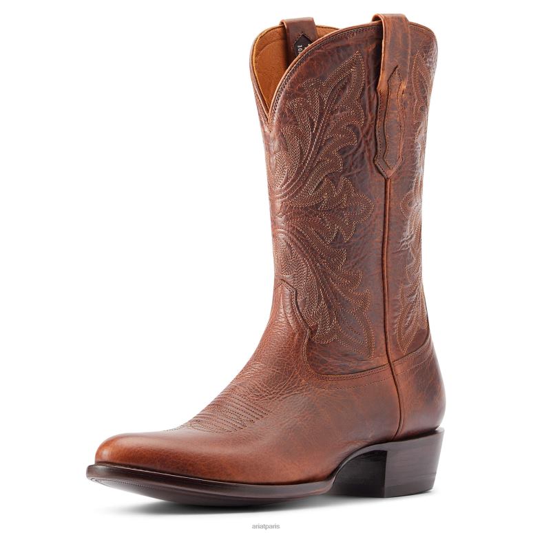 RJ66P130 banc fait James Ariat chaussure bison brun en selle Hommes