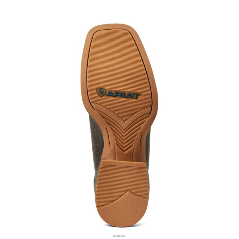 RJ66P131 botte western sport smokewagon Ariat chaussure charbon de bois rampant Hommes