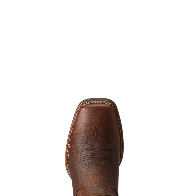 RJ66P132 botte de sport country western Ariat chaussure falaise marron Hommes