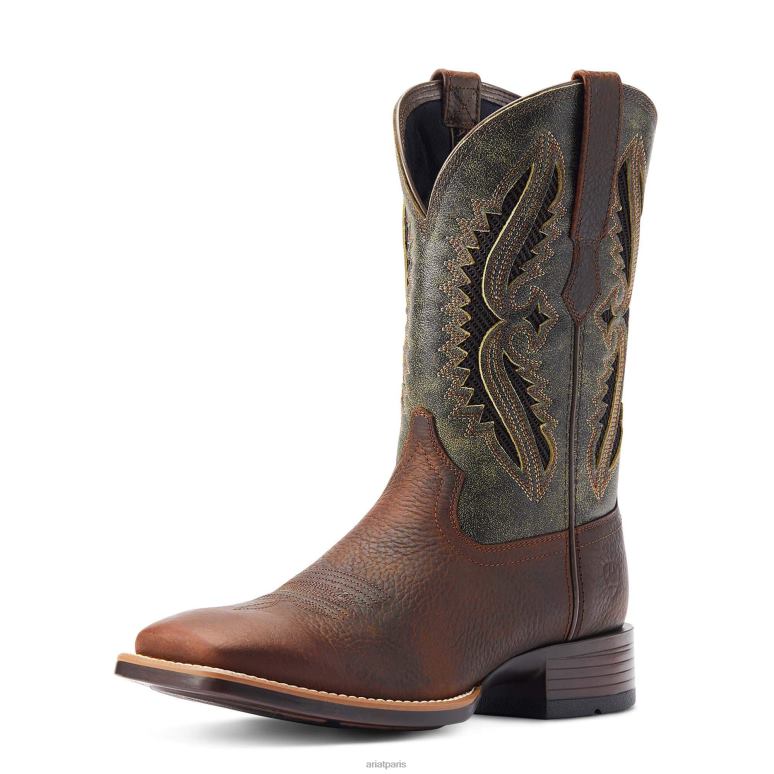 RJ66P156 Botte western Rowder Venttek 360 degrés Ariat chaussure rouille tapageuse Hommes