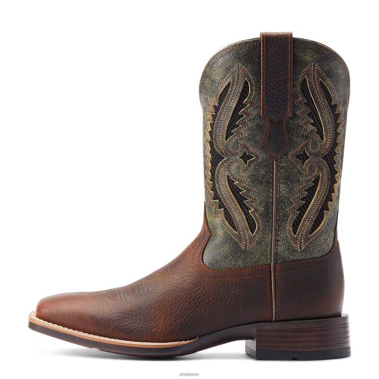 RJ66P156 Botte western Rowder Venttek 360 degrés Ariat chaussure rouille tapageuse Hommes