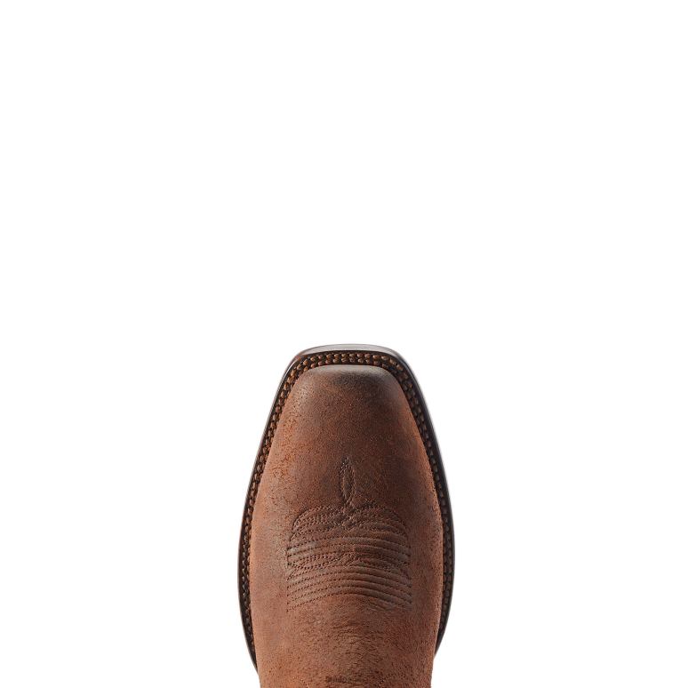 RJ66P167 banc fait botte western hardin Ariat chaussure wapiti caryer Hommes