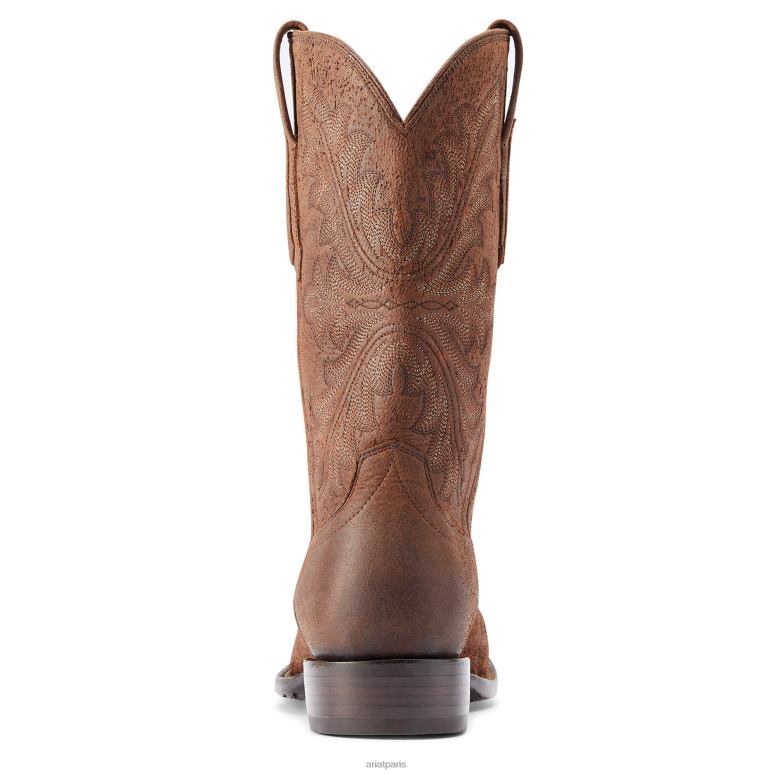 RJ66P167 banc fait botte western hardin Ariat chaussure wapiti caryer Hommes