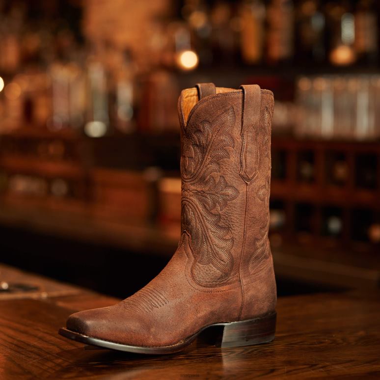 RJ66P167 banc fait botte western hardin Ariat chaussure wapiti caryer Hommes