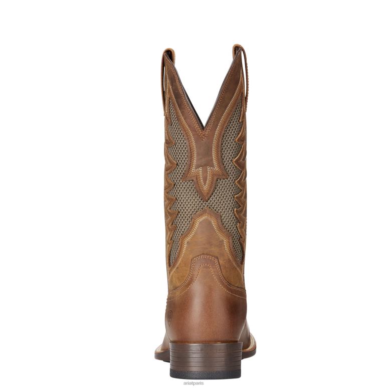 RJ66P169 botte venttek ultra western Ariat chaussure marron vieilli Hommes