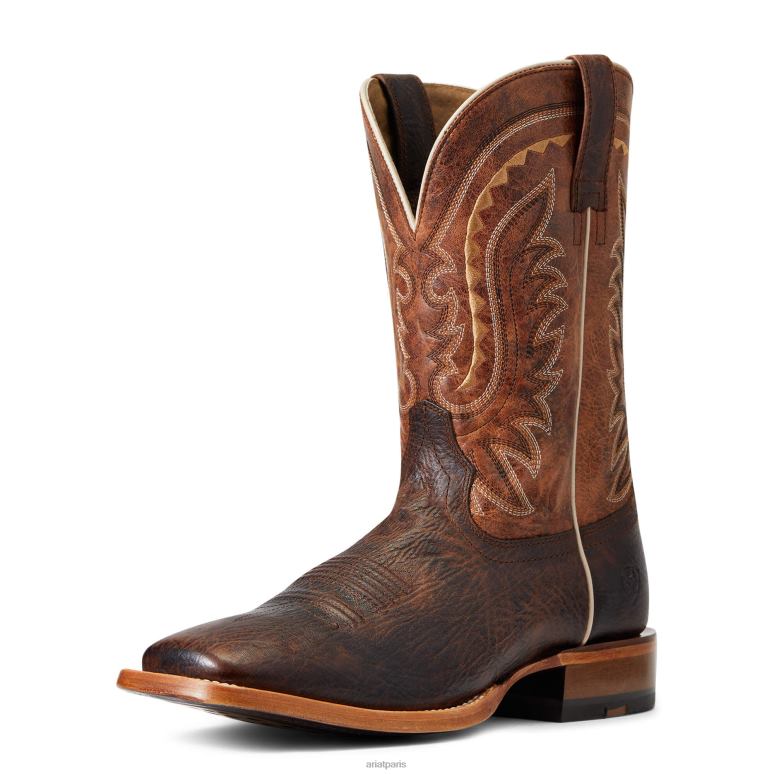 RJ66P174 botte western parada Ariat chaussure argile chaude Hommes