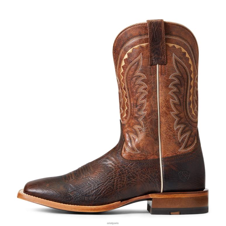 RJ66P174 botte western parada Ariat chaussure argile chaude Hommes