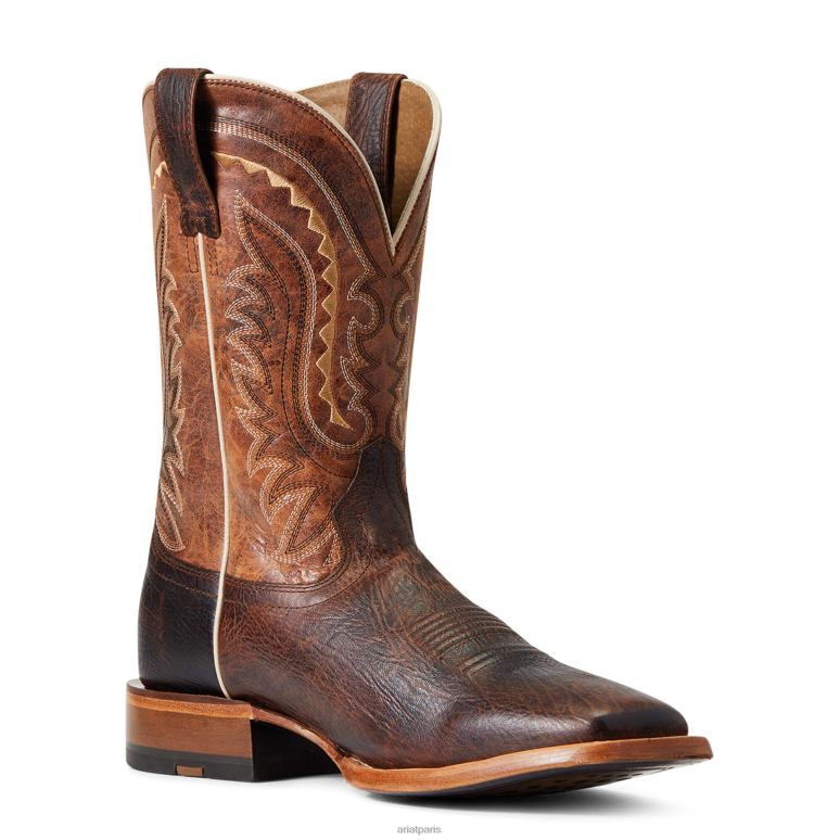 RJ66P174 botte western parada Ariat chaussure argile chaude Hommes