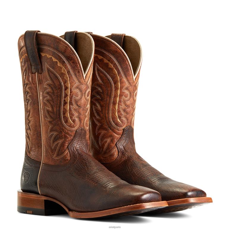 RJ66P174 botte western parada Ariat chaussure argile chaude Hommes