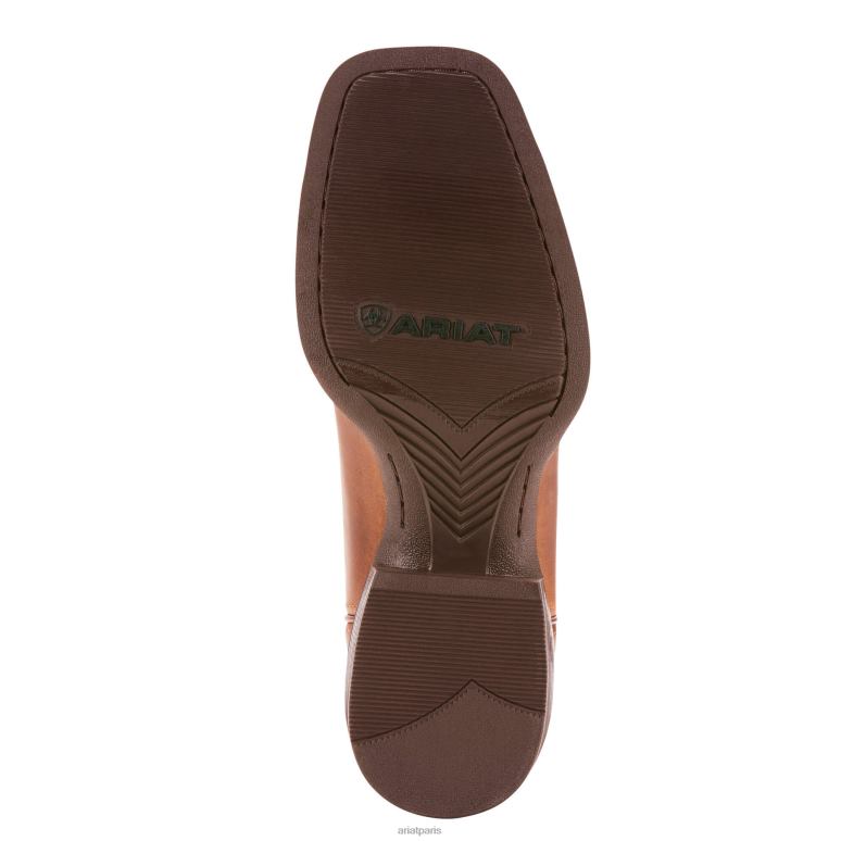 RJ66P181 botte western sport sidebet Ariat chaussure marron vieilli Hommes