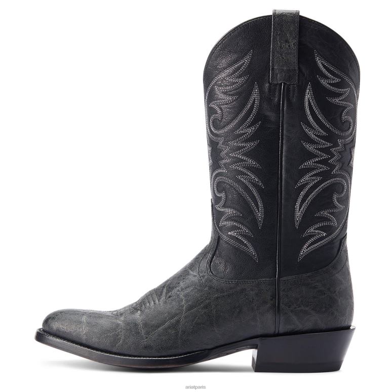 RJ66P186 botte western bankroll Ariat chaussure imprimé éléphant noir Hommes