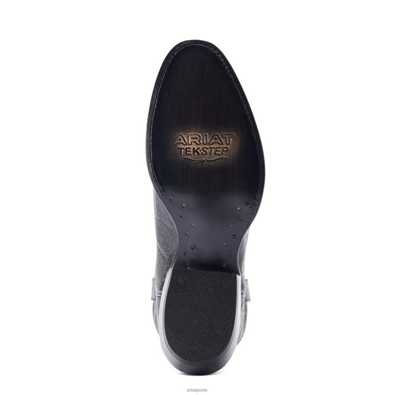 RJ66P186 botte western bankroll Ariat chaussure imprimé éléphant noir Hommes