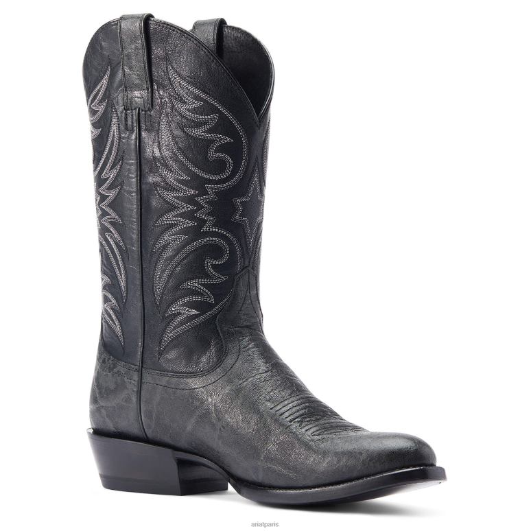 RJ66P186 botte western bankroll Ariat chaussure imprimé éléphant noir Hommes