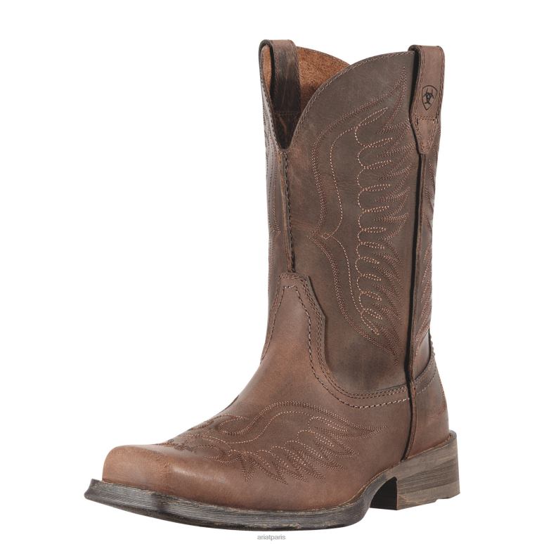 RJ66P194 botte western randonneur phoenix Ariat chaussure marron vieilli Hommes