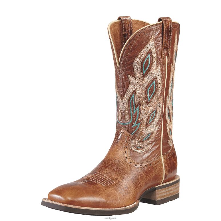 RJ66P195 botte western nighthawk Ariat chaussure brun bestial Hommes