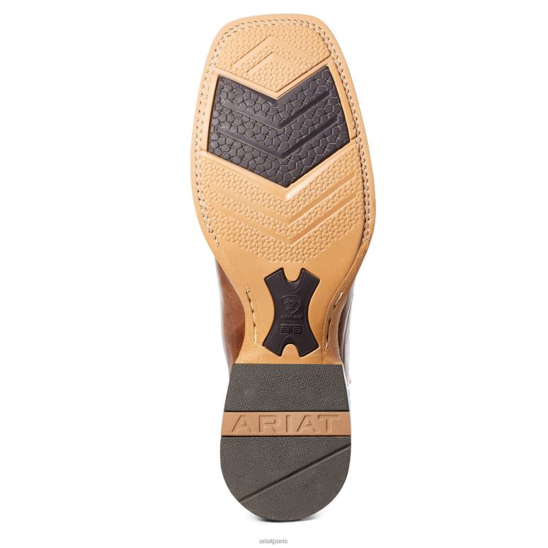RJ66P19 botte western firecatcher Ariat chaussure bien marron Hommes