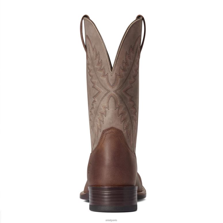 RJ66P200 botte rawly ultra western Ariat chaussure brun tonneau Hommes