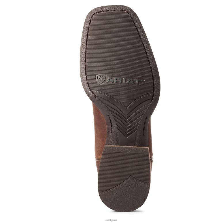 RJ66P202 botte western everlite fast time Ariat chaussure marron vieilli Hommes