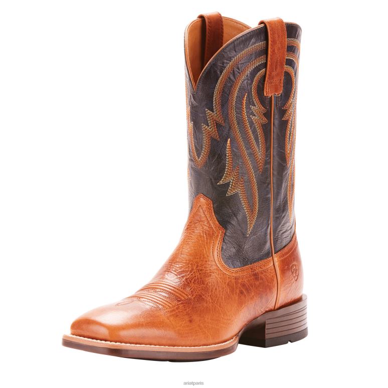 RJ66P203 botte western plano Ariat chaussure biscuit au gingembre Hommes