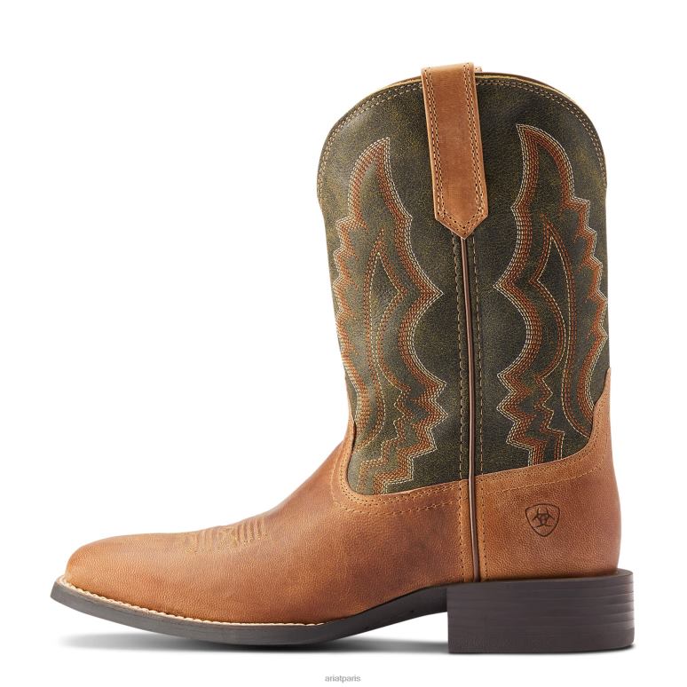 RJ66P211 botte western sport riggin Ariat chaussure brun impertinent Hommes