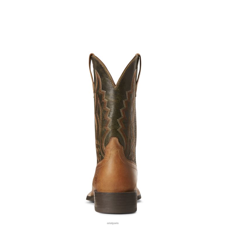 RJ66P211 botte western sport riggin Ariat chaussure brun impertinent Hommes