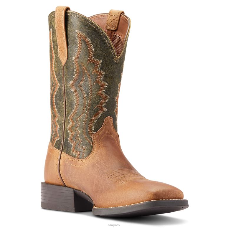 RJ66P211 botte western sport riggin Ariat chaussure brun impertinent Hommes