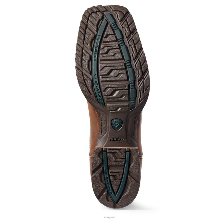 RJ66P24 botte western hybride venttek Ariat chaussure bronzage en détresse Hommes