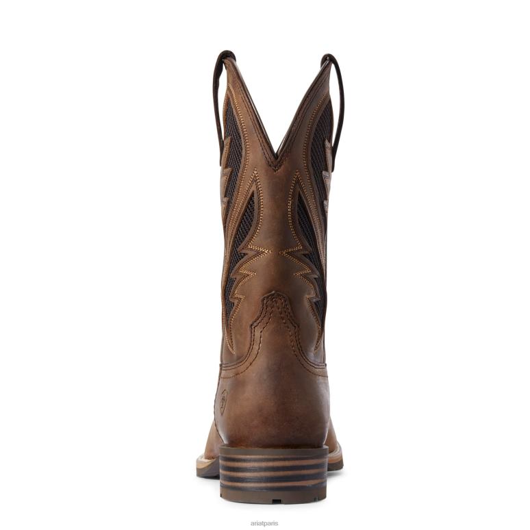RJ66P24 botte western hybride venttek Ariat chaussure bronzage en détresse Hommes