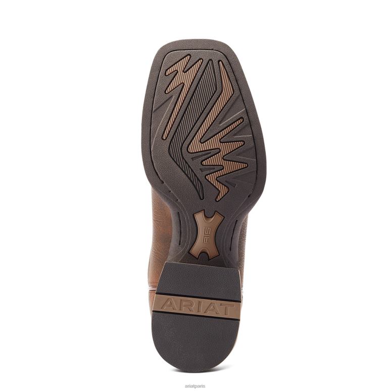 RJ66P28 botte western fronde Ariat chaussure rouille tapageuse Hommes