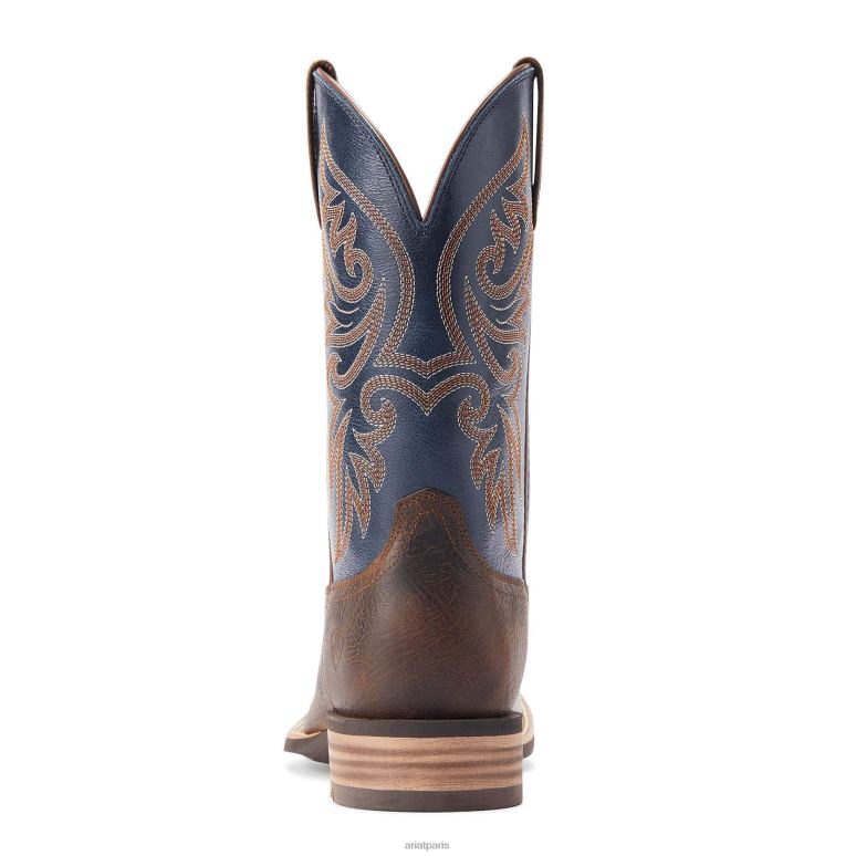 RJ66P28 botte western fronde Ariat chaussure rouille tapageuse Hommes