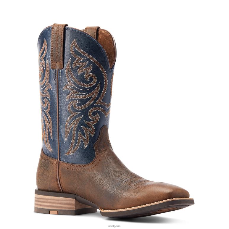 RJ66P28 botte western fronde Ariat chaussure rouille tapageuse Hommes