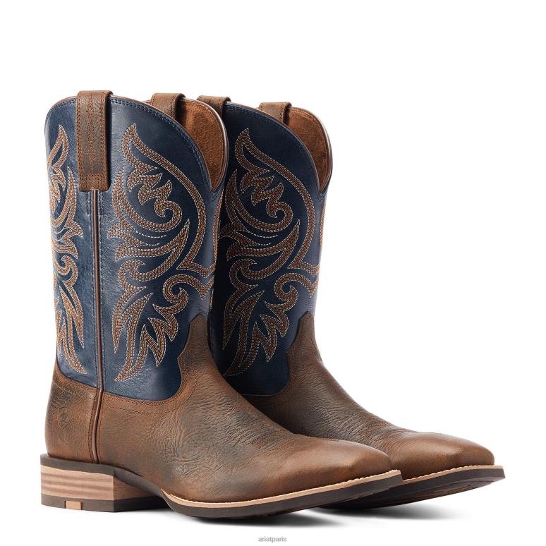 RJ66P28 botte western fronde Ariat chaussure rouille tapageuse Hommes