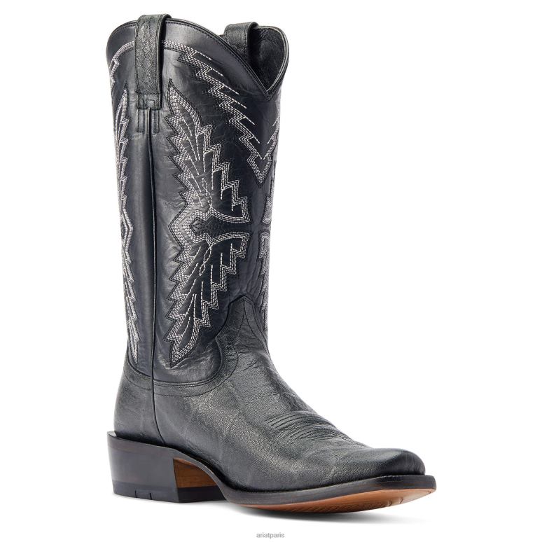 RJ66P36 botte western futurity showman Ariat chaussure imprimé éléphant noir Hommes