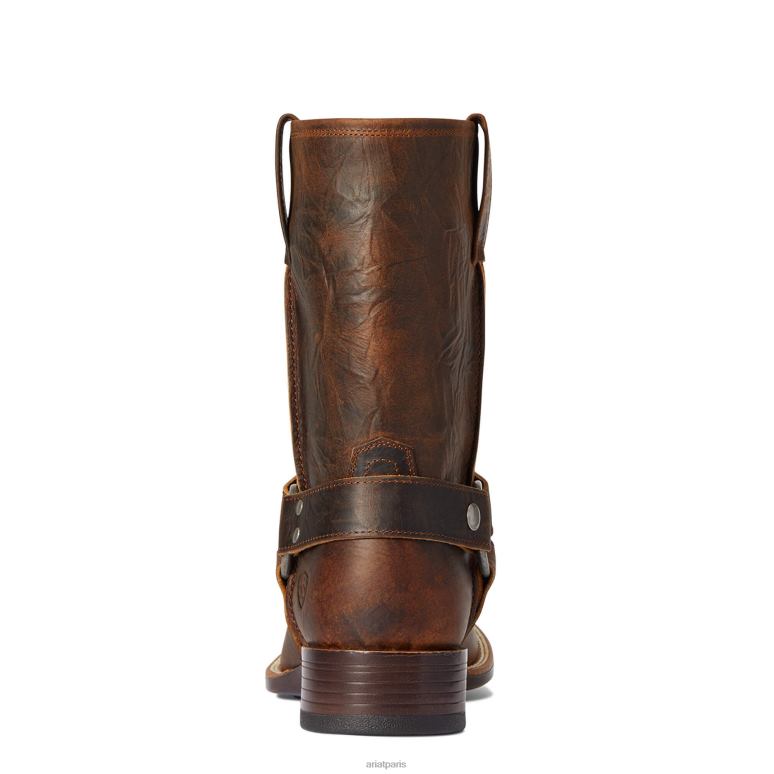 RJ66P48 harnais patriot ultra western Ariat chaussure dessus de bar marron Hommes
