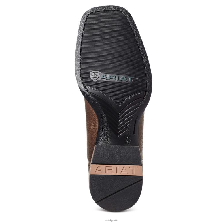 RJ66P56 botte western everlite vapor Ariat chaussure marron ranch Hommes