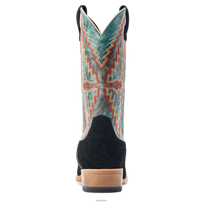 RJ66P5 botte western futurity showman Ariat chaussure ébauche noire Hommes