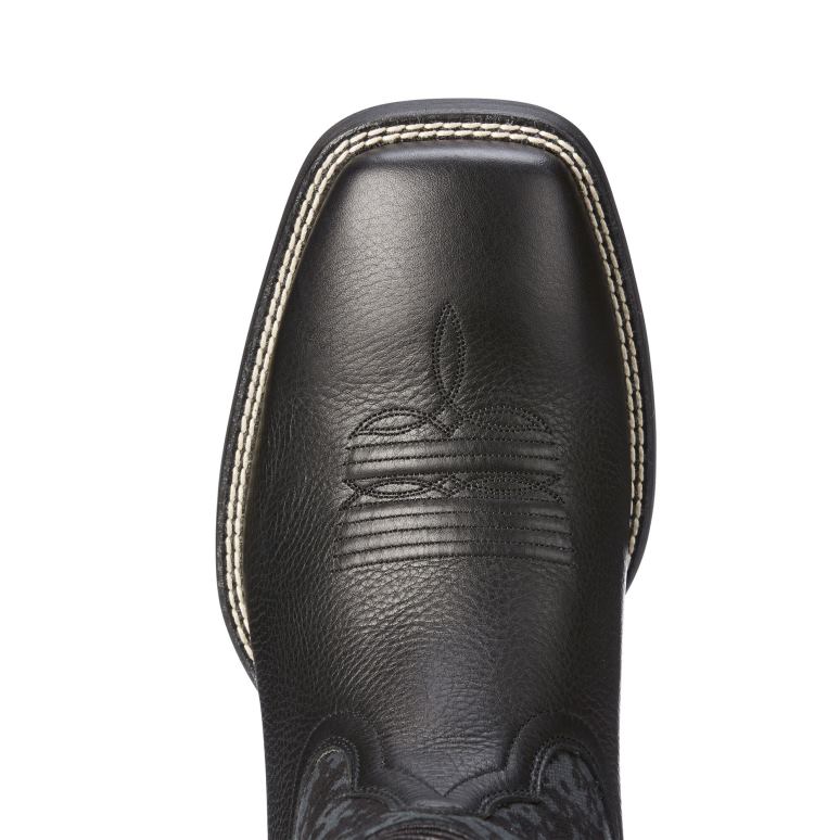 RJ66P68 botte western sport patriote Ariat chaussure cerf noir Hommes