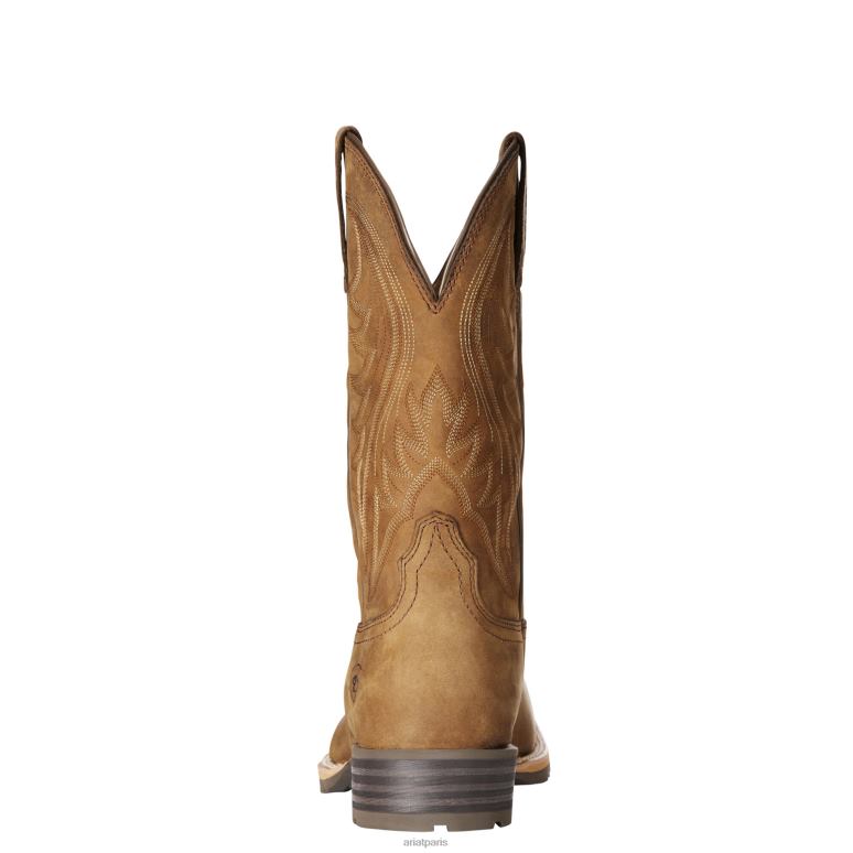 RJ66P6 botte western hybride de rancher Ariat chaussure marron vieilli Hommes
