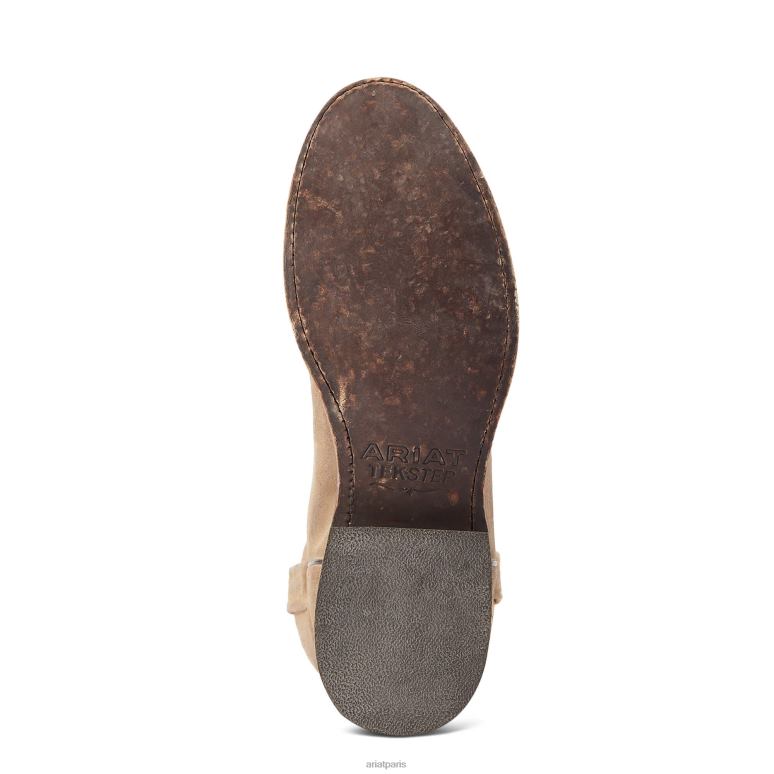 RJ66P70 botte western du centre-ville Ariat chaussure gris brûlé Hommes