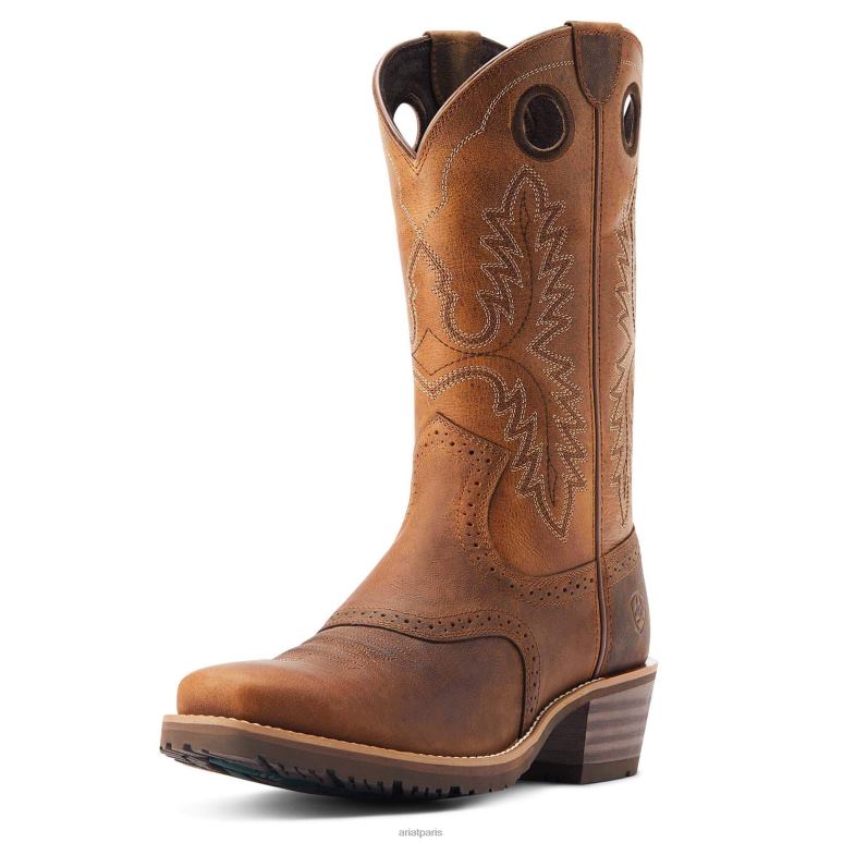 RJ66P74 botte western hybride à bout carré Ariat chaussure croquant à l'oseille Hommes