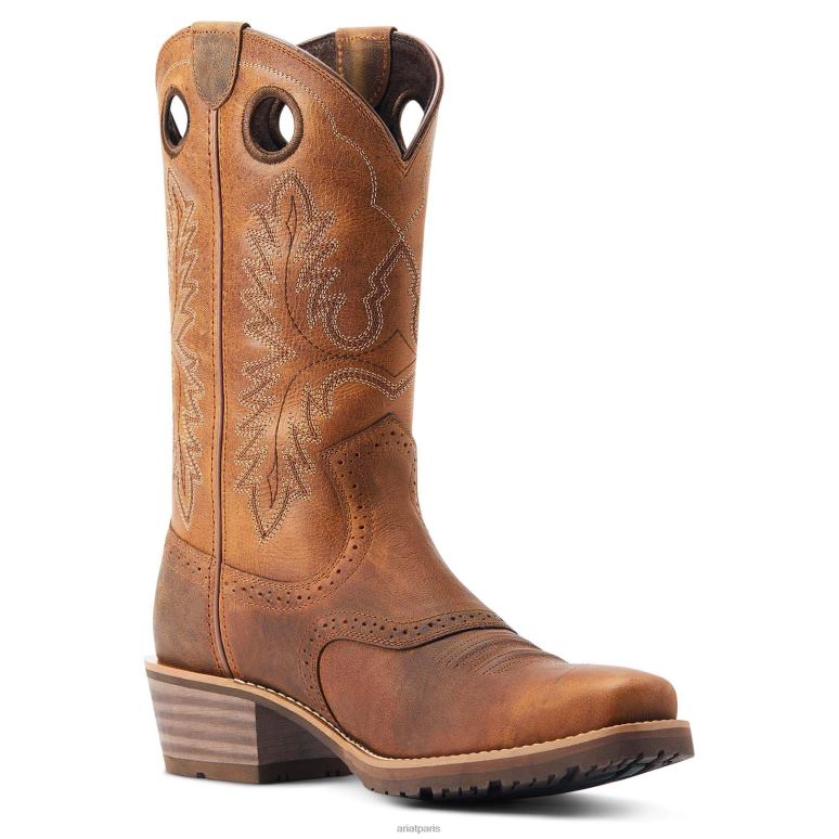 RJ66P74 botte western hybride à bout carré Ariat chaussure croquant à l'oseille Hommes